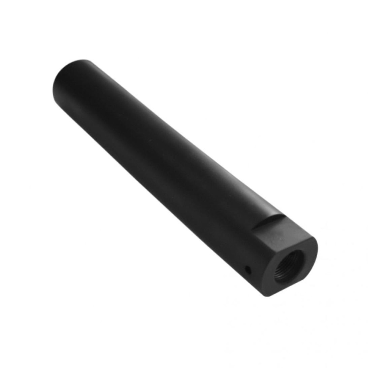 MCS AR-15/.223/5.56 6" Blank Muzzle Brake for 1/2"x28 Pitch - Black 