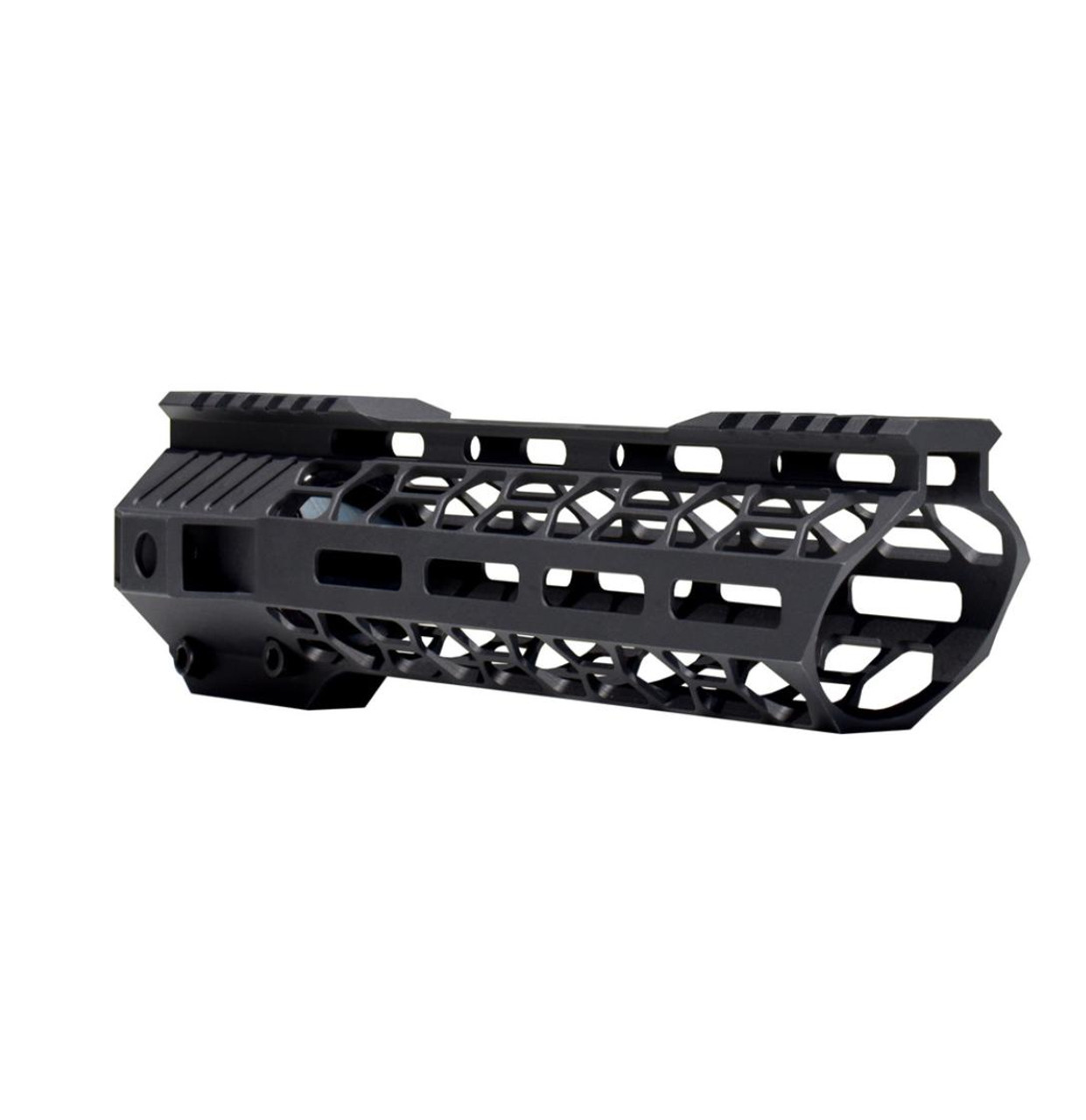 MCS 10" Super Light Free Float M-LOK Handguard with Partial Top Rail LR 308 DMPS High Profile 