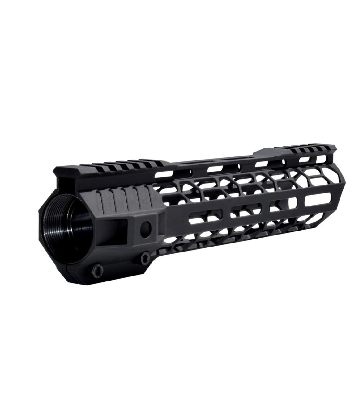 MCS 10" Super Light Free Float M-LOK Handguard with Partial Top Rail LR 308 DMPS High Profile 