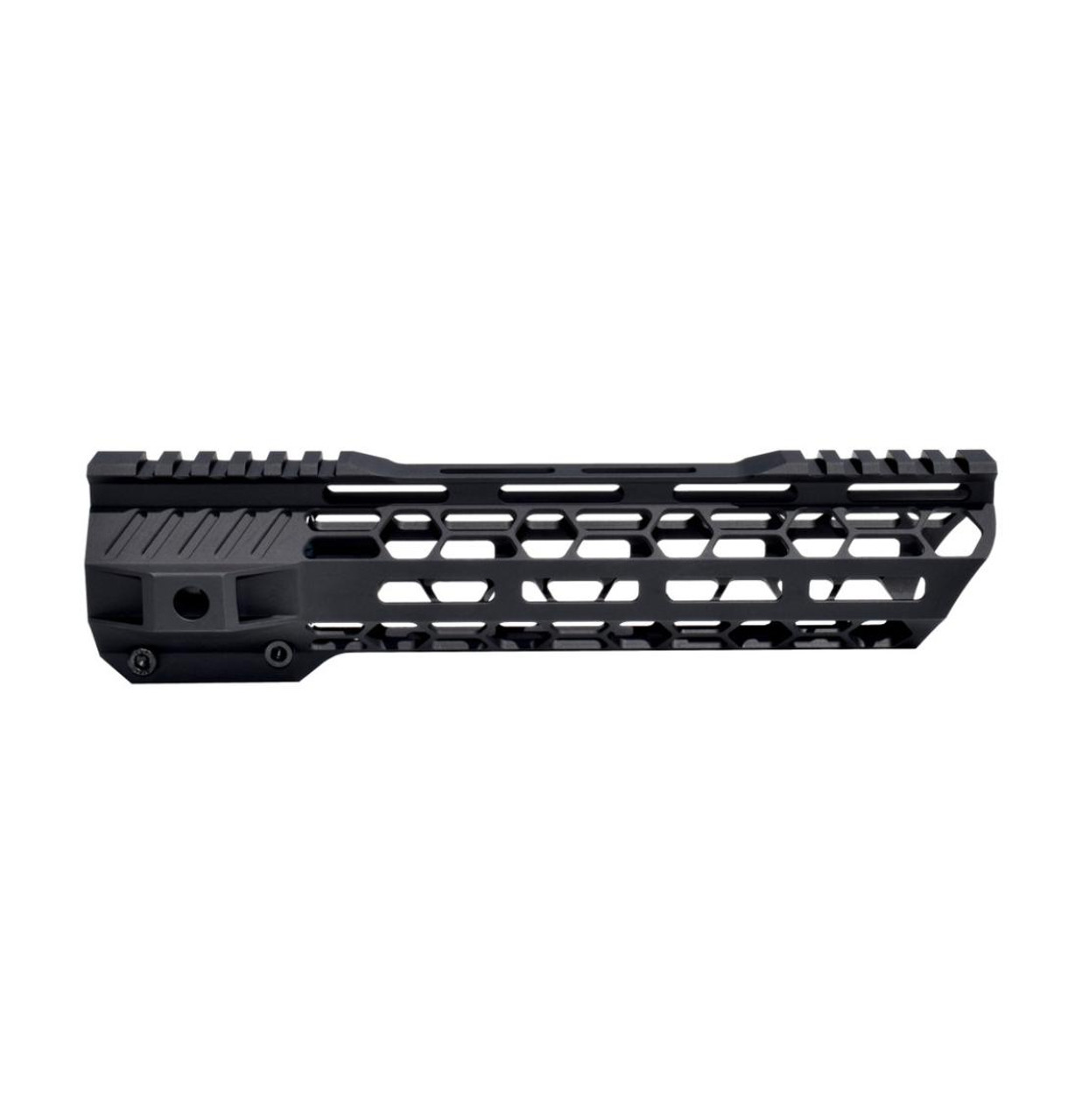 MCS 10" Super Light Free Float M-LOK Handguard with Partial Top Rail LR 308 DMPS High Profile 