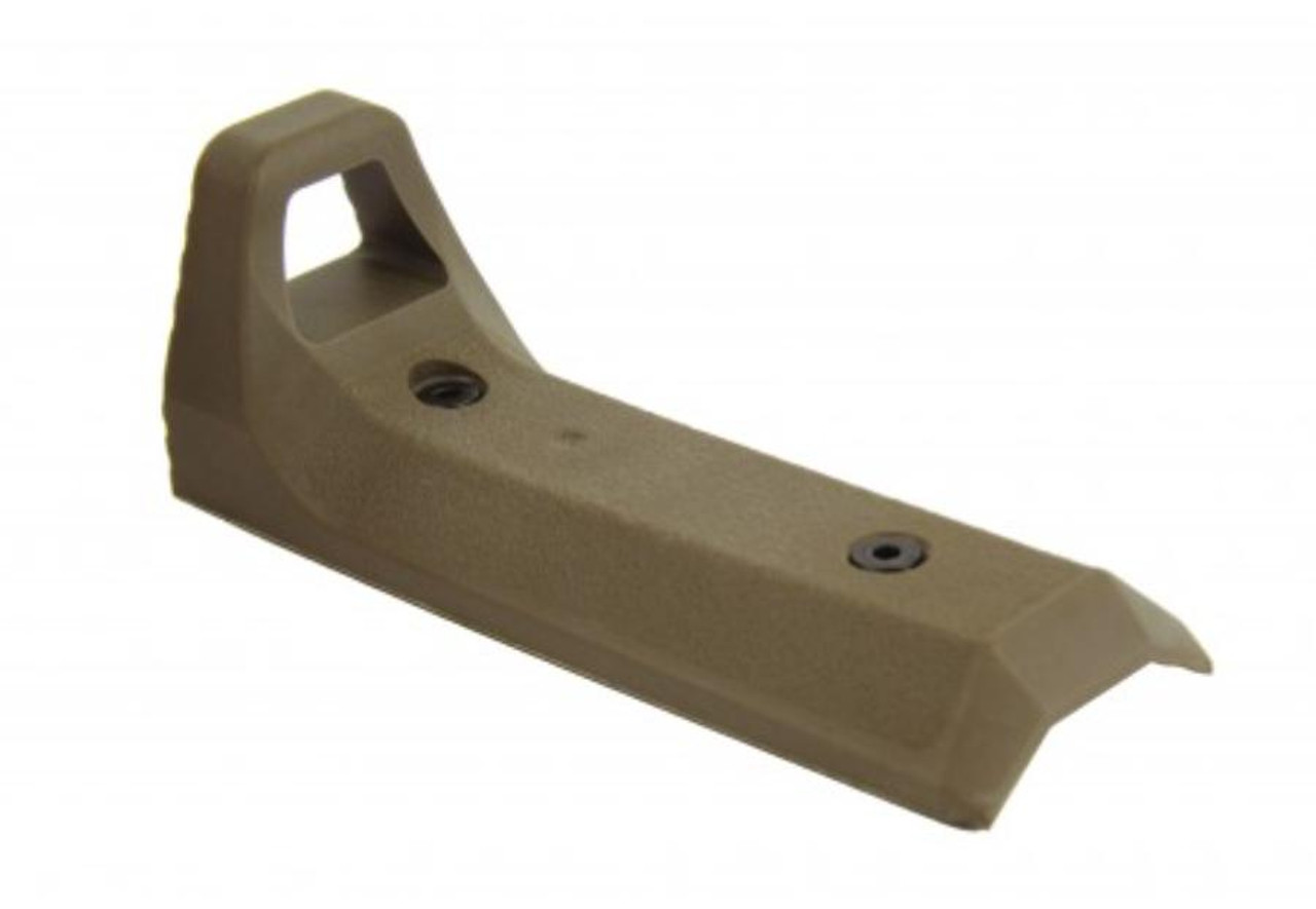 MCS KEYMOD CURVED FORE GRIP HAND STOP - FDE 