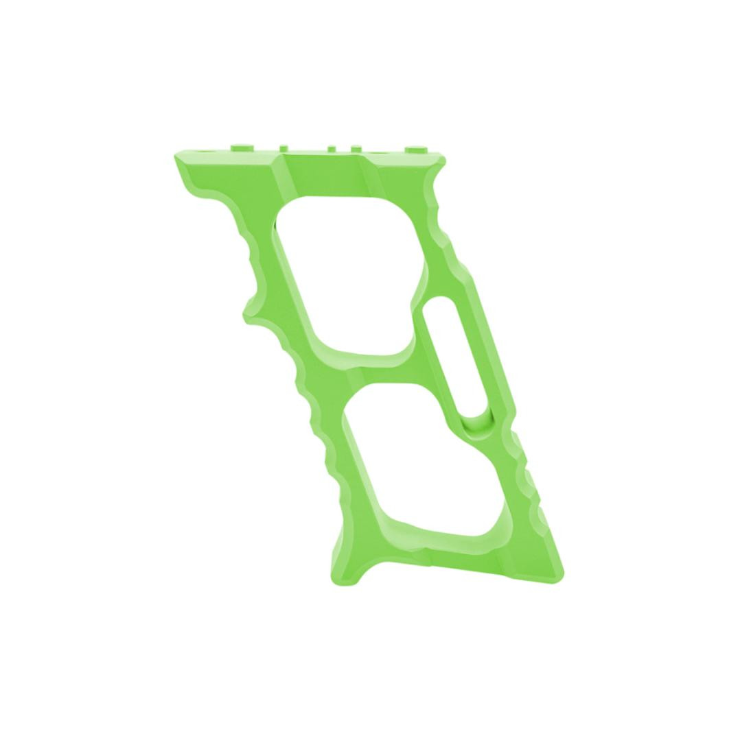 Skeletonized V4 M-LOK Aluminum Foregrip - Cerakote Zombie Green
