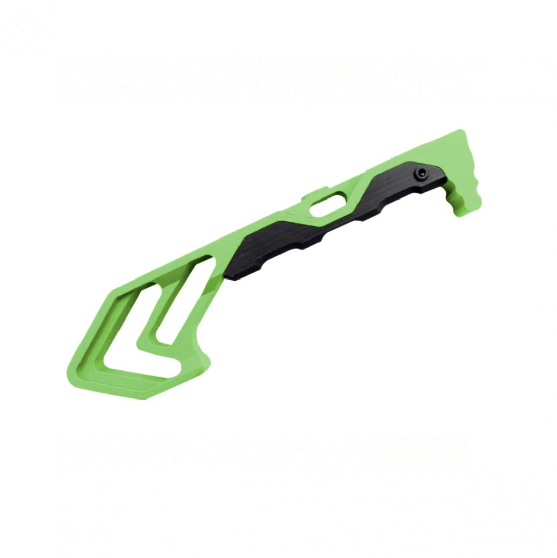 Skeletonized Aluminum Angle Foregrip - Cerakote Zombie Green