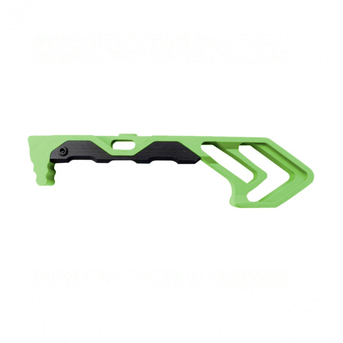 Skeletonized Aluminum Angle Foregrip - Cerakote Zombie Green