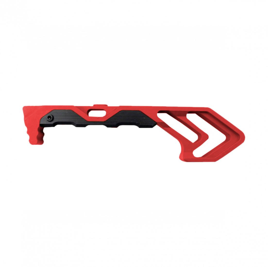 Skeletonized Aluminum Angle Foregrip - Cerakote Red