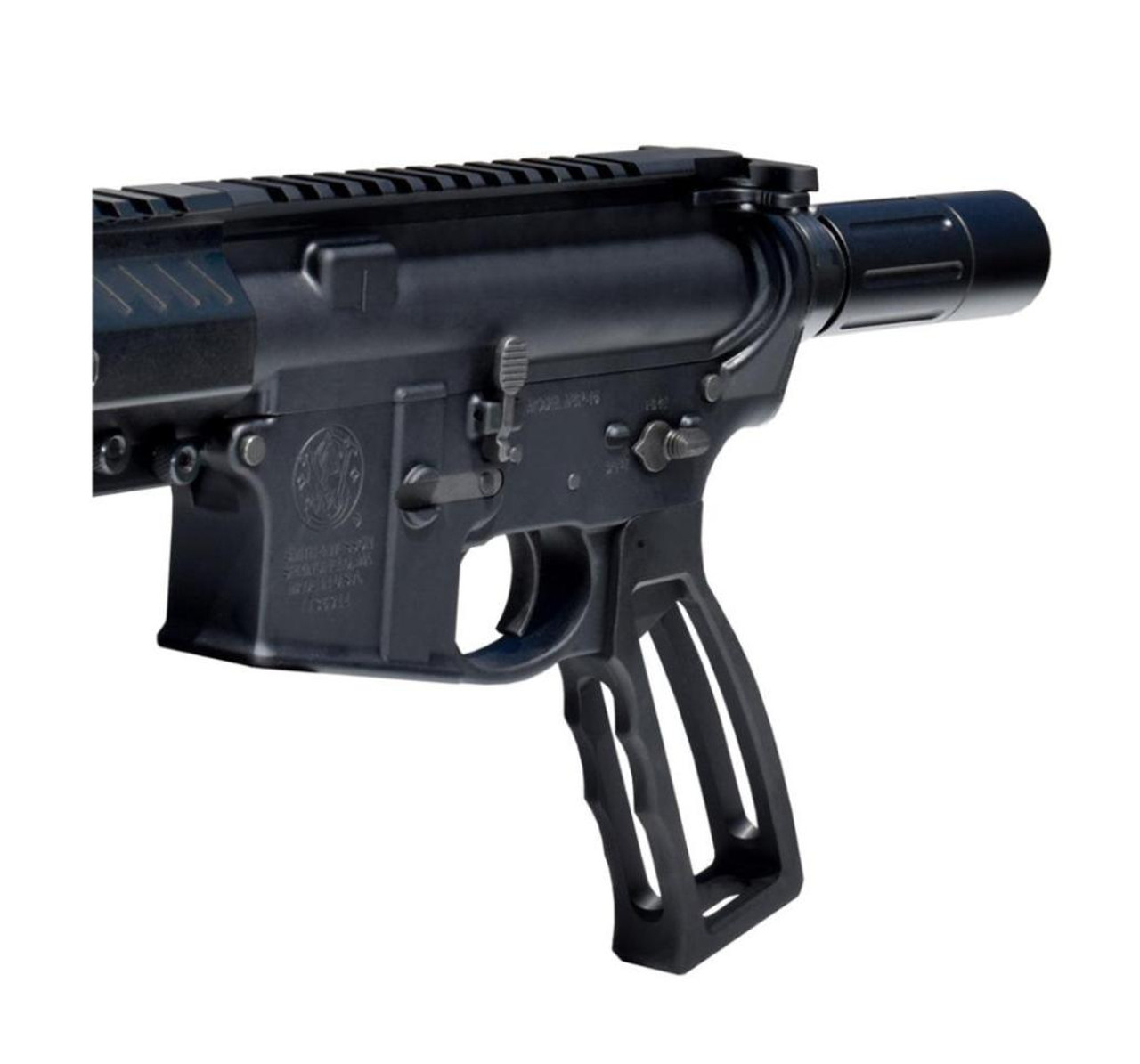 MCS Skeletonized V3 Grip w/ Micro 3.5" Short Buffer System - Black 