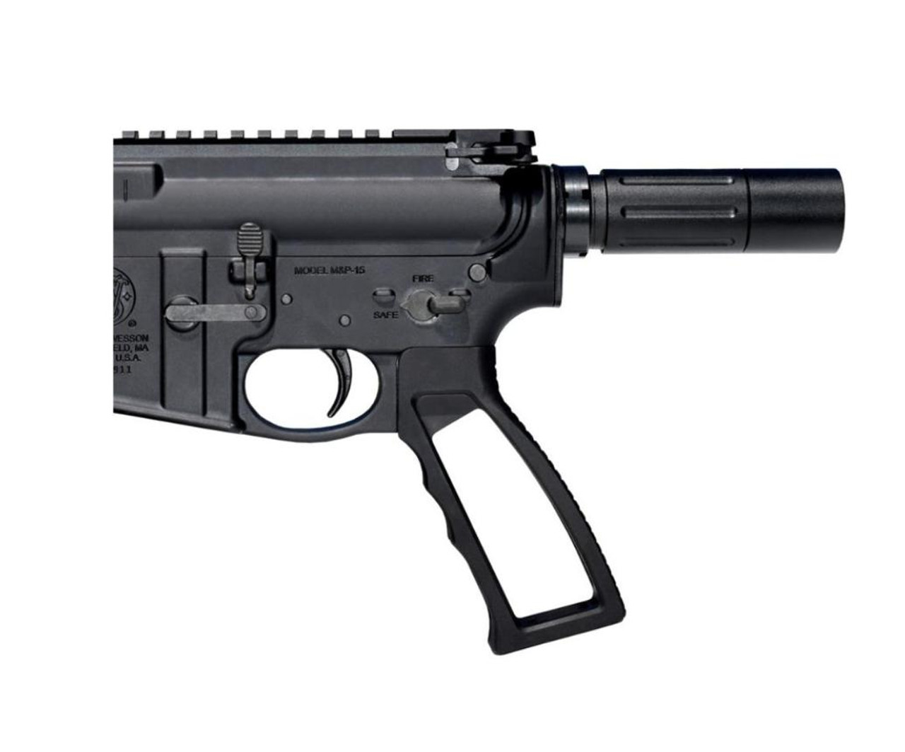MCS Skeletonized V3 Grip w/ Micro 3.5" Short Buffer System - Black 