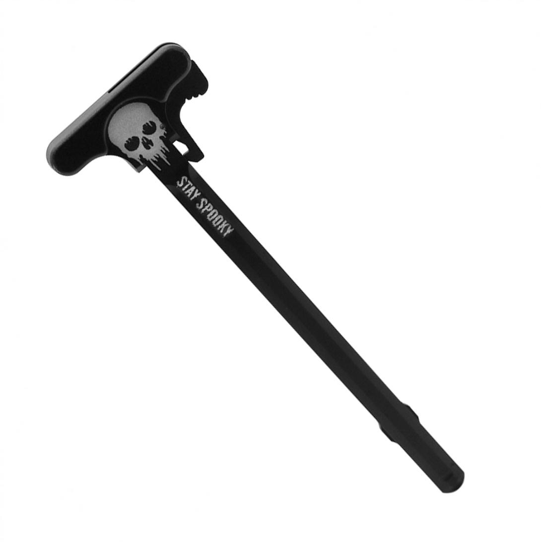 AR-15 Charging Handle - Skull Stay Spooky