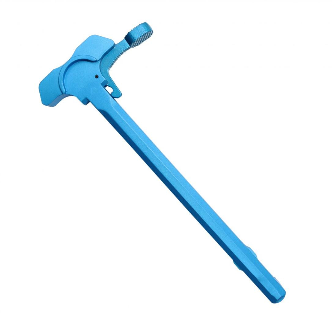 AR-15 Battle Hammer Charging Handle w/ Oversized Latch - Blue
