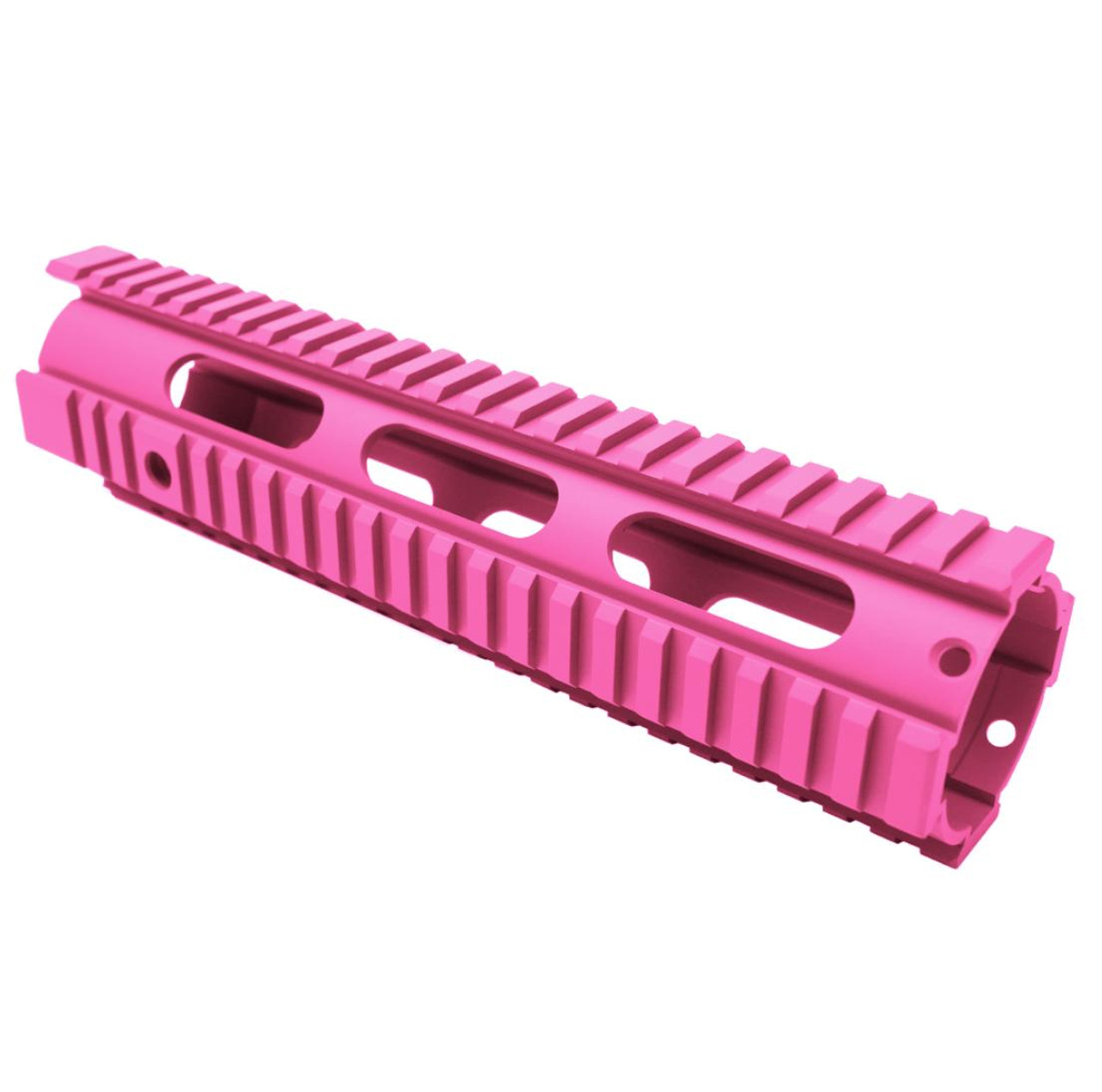 MCS AR-15 10" Mid Length Free Float Handguard - Cerakote - Pink 