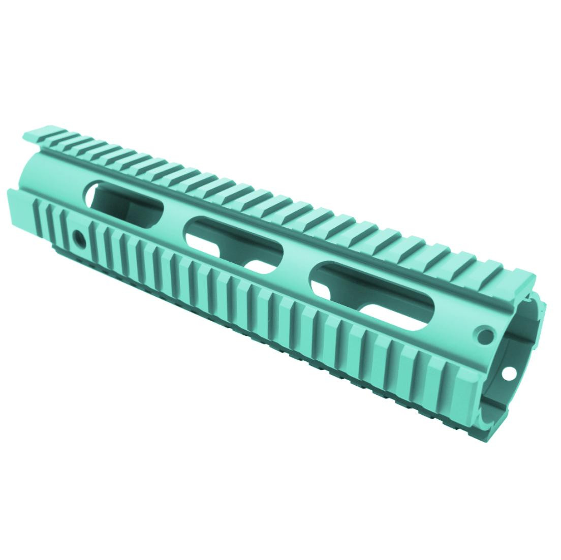 MCS AR-15 10" Mid Length Free Float Handguard - Cerakote - Robins Egg 
