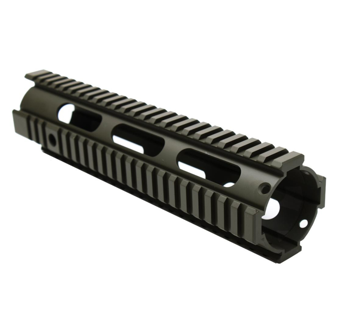 MCS AR-15 10" Mid Length Free Float Handguard - Cerakote - OD Green 