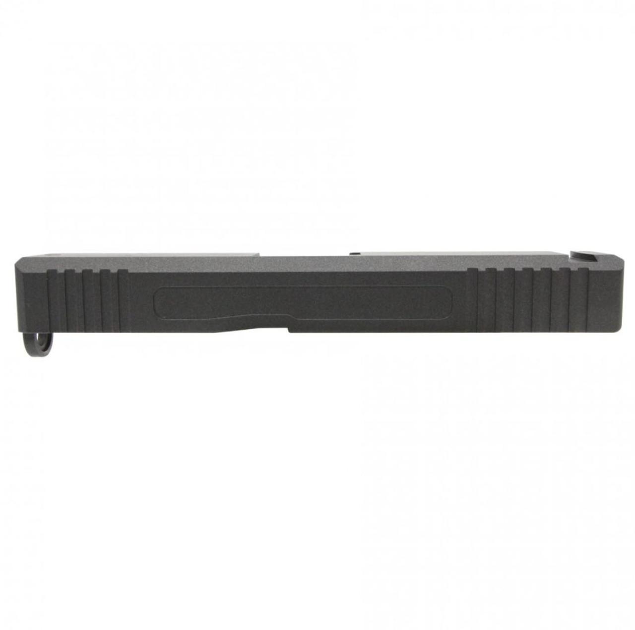 MCS GLOCK 19 CUSTOM STRIPPED SLIDE MADE IN USA - CERAKOTE TUNGSTEN GRAY 