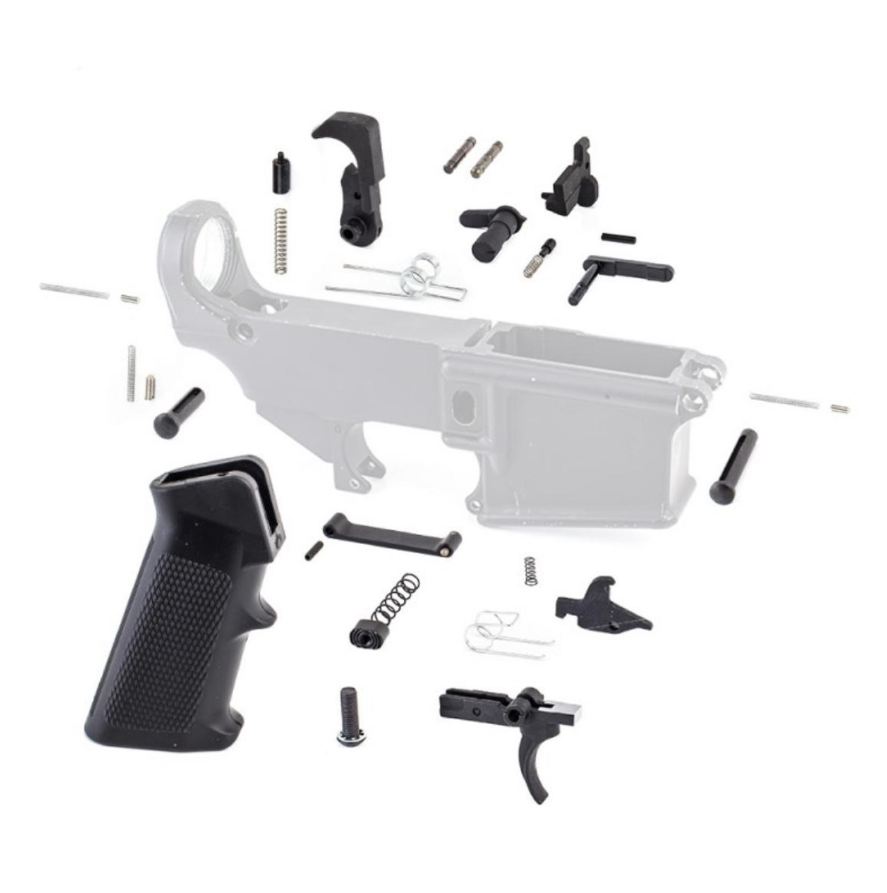 MCS Lower Parts Kit w/ Standard Grip & Trigger Guard - LPK 