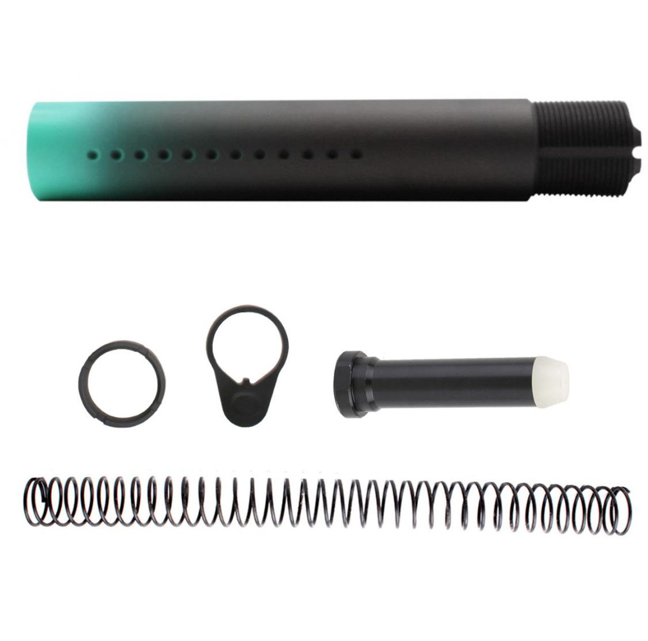 MCS AR-15 5.56 NATO 5'' PISTOL KIT - FORGED UPPER WITH 4'' HANDGUARD - CERAKOTE GRADIENT ROBINS EGG 