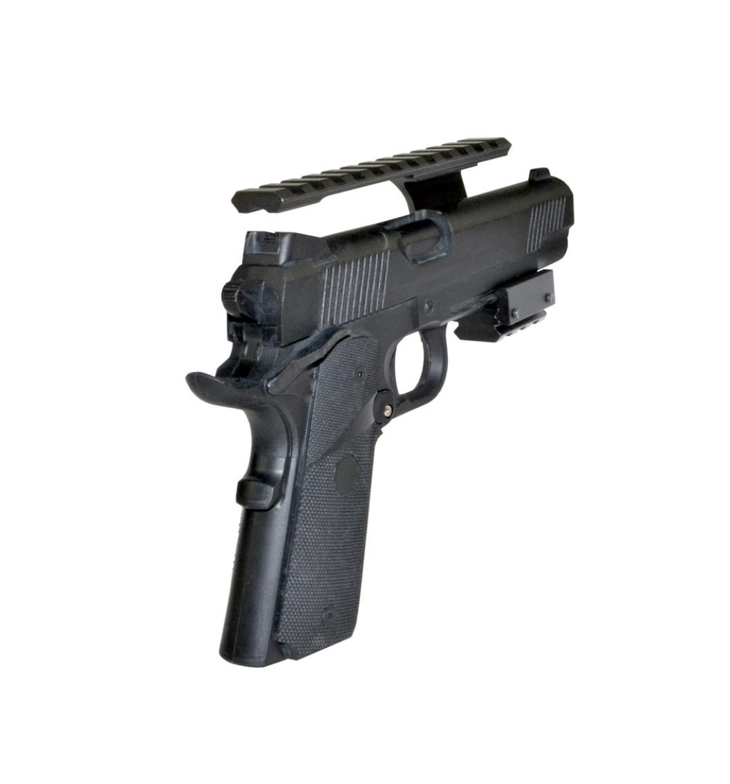 Tactical Pistol Opitc Mount - Handgun Picatinny Top & Bottom