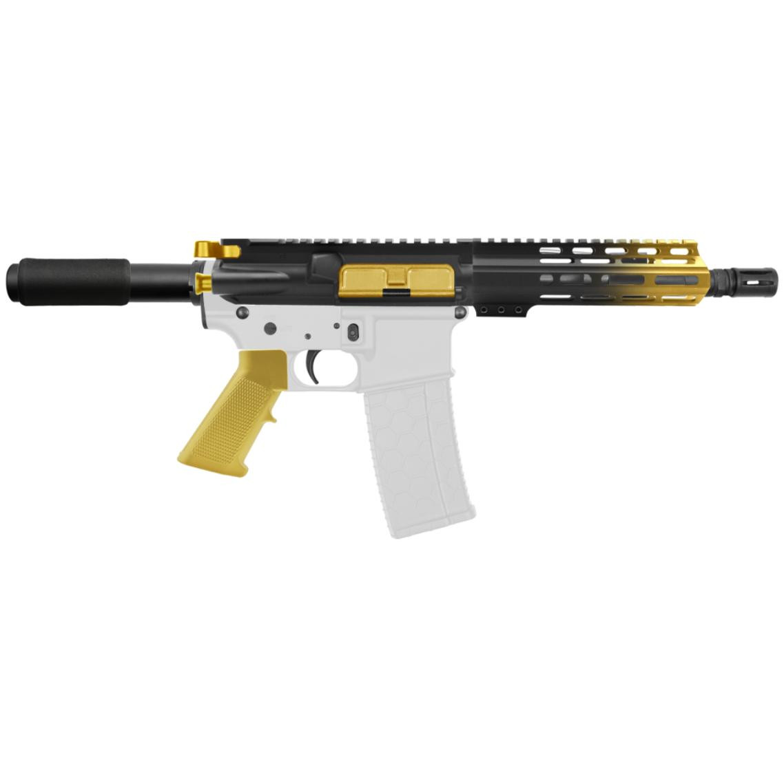 AR-15 5.56 NATO 7.5'' PISTOL KIT - FORGED UPPER WITH 7'' HANDGUARD