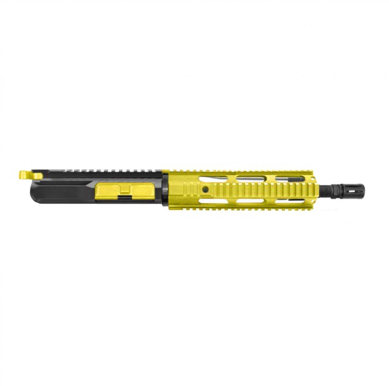 MCS AR-15 5.56 NATO 10" PISTOL UPPER WITH 10" HANDGUARD - LEMON ZEST 