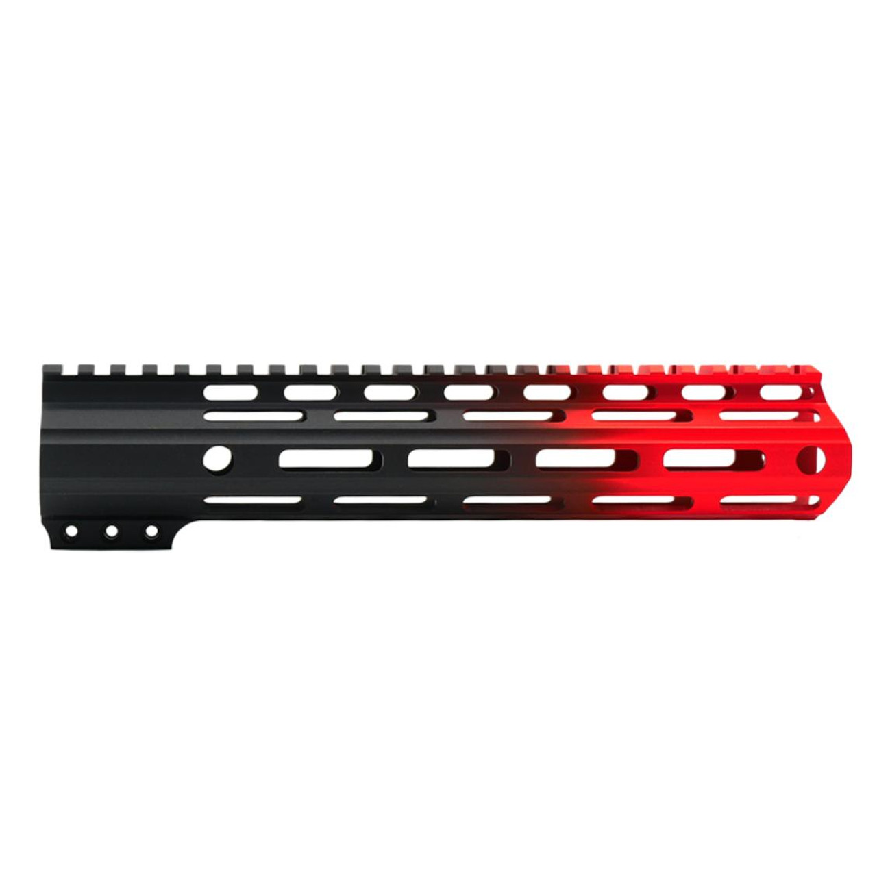 MCS AR-15 5.56 NATO 10.5'' SIDE-CHARGING UPPER WITH 10'' HANDGUARD - CERAKOTE GRADIENT RED 