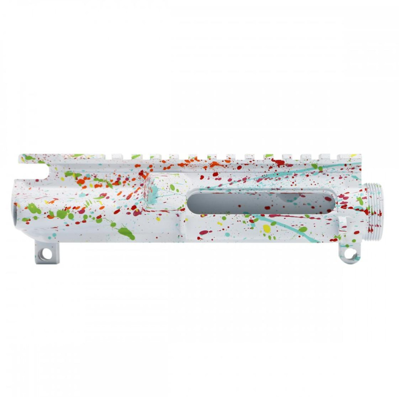 MCS AR-15 5.56 NATO 5'' PISTOL KIT - FORGED UPPER WITH 4'' HANDGUARD - CERAKOTE SPLATTER - ZOMBIE GREEN 
