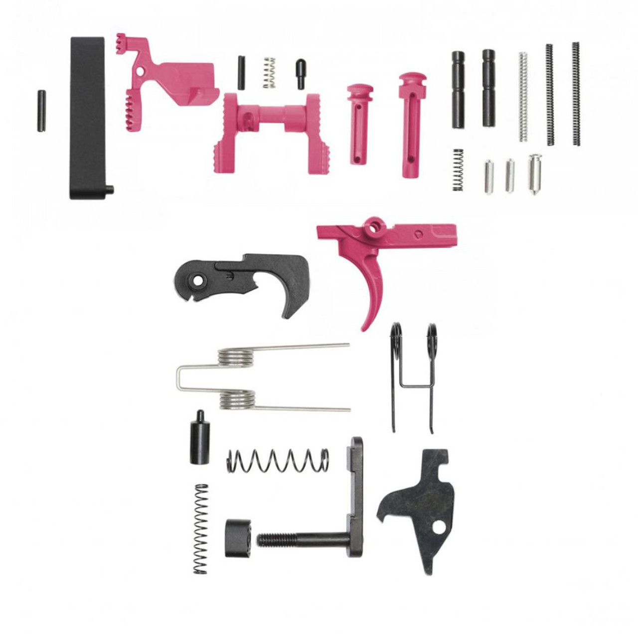 MCS AR-15 5.56 NATO 16" SIDE-CHARGING CARBINE KIT WITH M-LOK HANDGUARD LENGTH OPTION - CERAKOTE GRADIENT PINK 