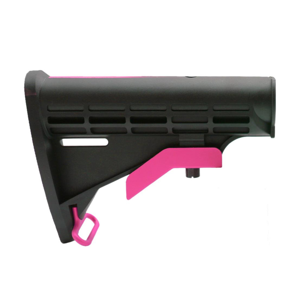 MCS AR-15 5.56 NATO 16" SIDE-CHARGING CARBINE KIT WITH M-LOK HANDGUARD LENGTH OPTION - CERAKOTE GRADIENT PINK 