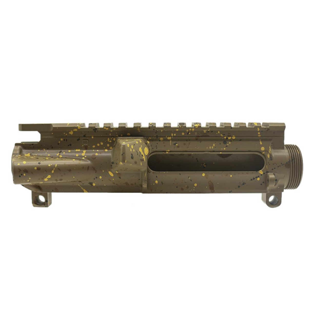 MCS AR-15 5.56 NATO 7.5'' PISTOL BILLET UPPER WITH 7" Angle Cut Clamp on M-Lok Handguard - CERAKOTE FDE SPLATTER 