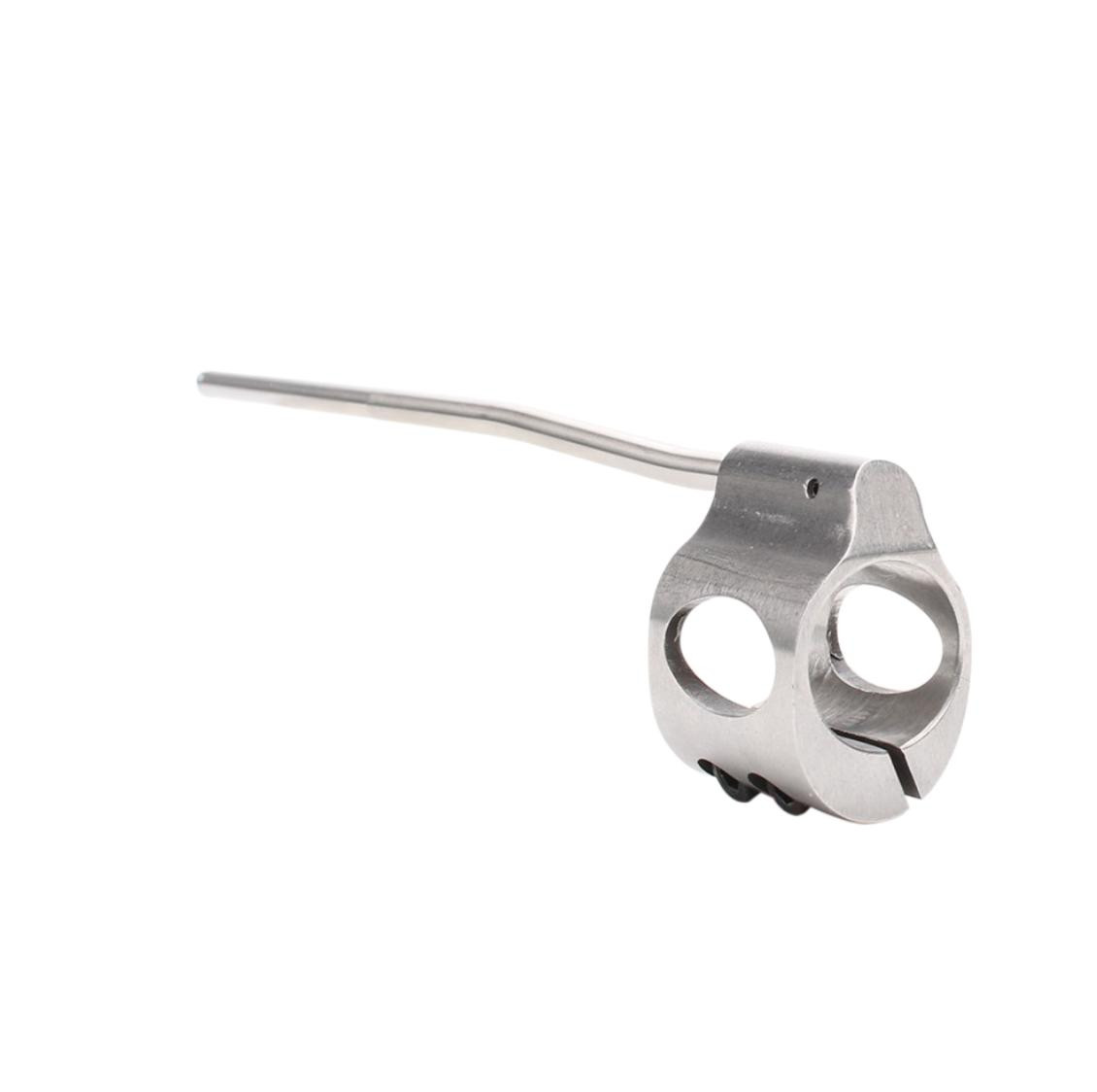 750 Stainless Low Profile Steel Clamp On Gas Block and Sliver