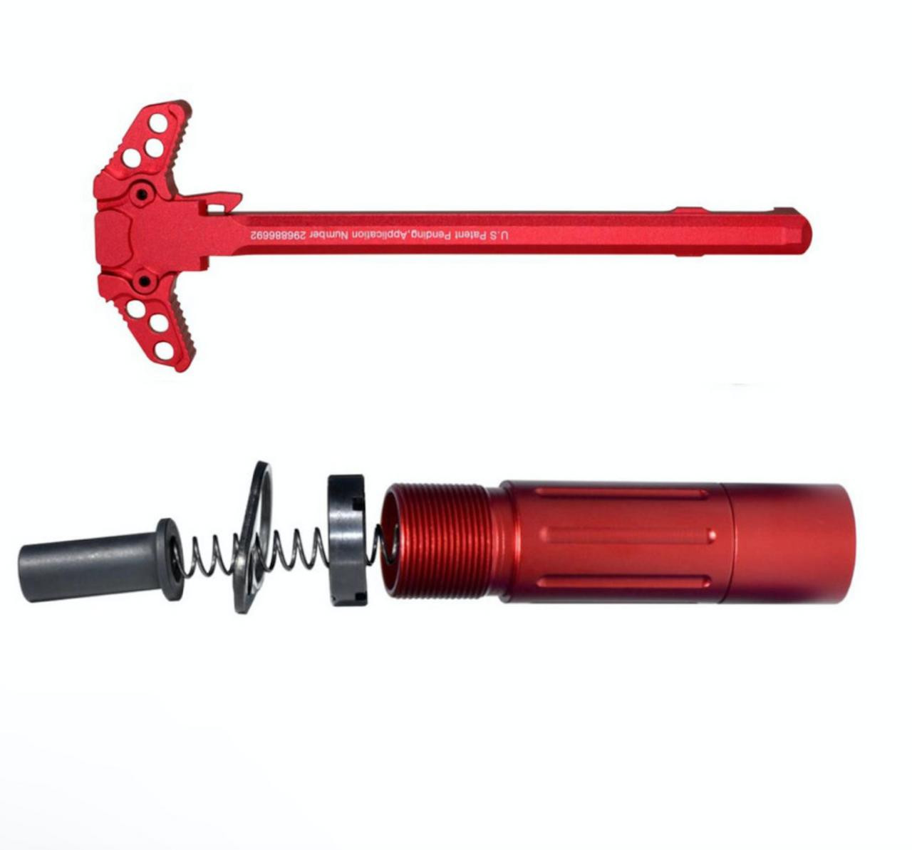 MCS AR-15 Short Buffer Tube System - Ambi Charging Handle Combo - Anodized Colors 