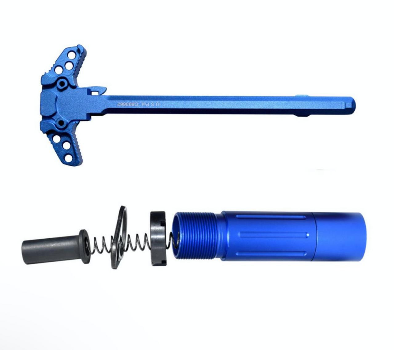 MCS AR-15 Short Buffer Tube System - Ambi Charging Handle Combo - Anodized Colors 