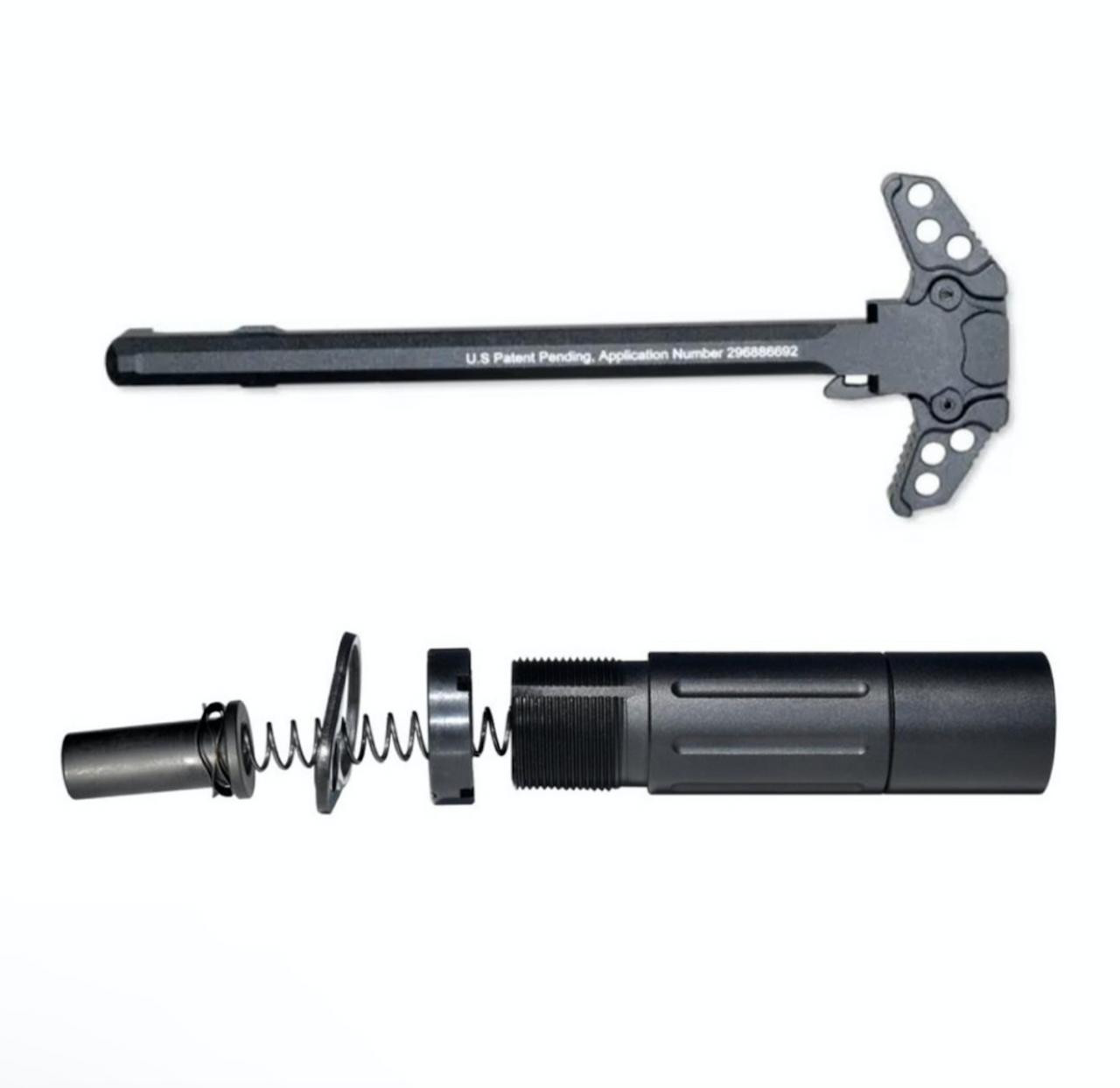 MCS AR-15 Short Buffer Tube System - Ambi Charging Handle Combo - Anodized Colors 