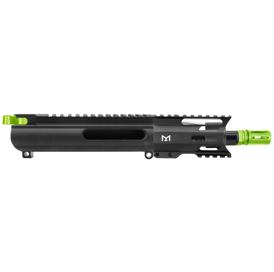 AR-15 5.56 NATO 5'' SLICK SLIDE PISTOL UPPER - 4'' M LOK HANDGUARD