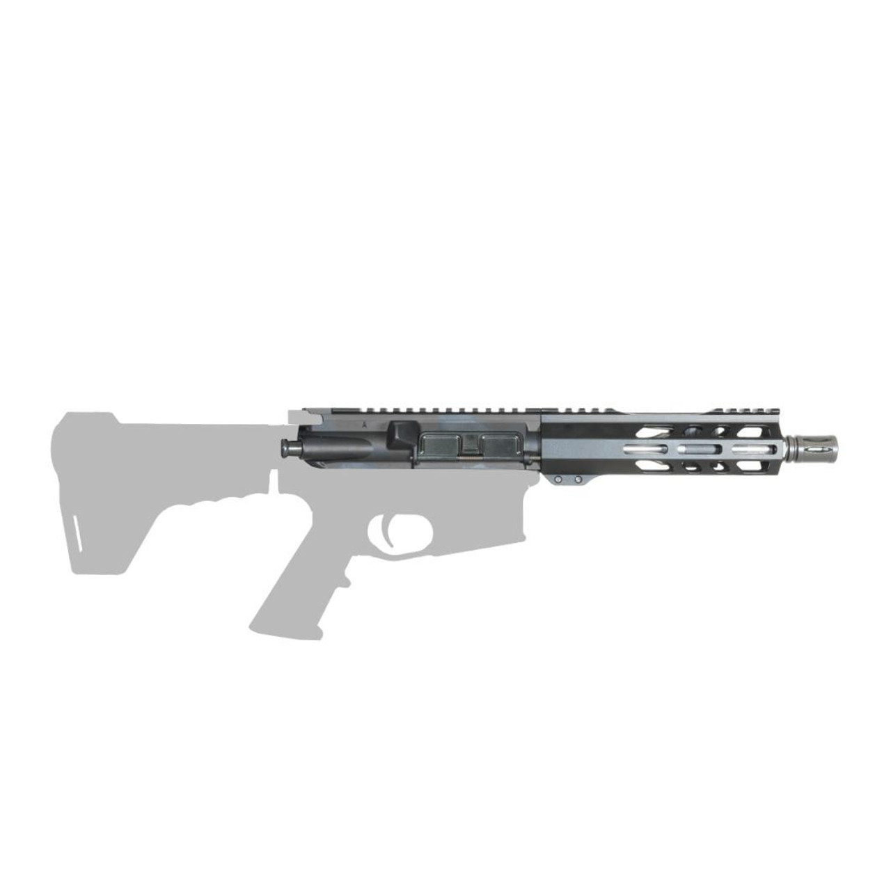 MCS AR-15 5.56 NATO 'OX TAIL' 7.5-INCH STAINLESS PISTOL UPPER BUILD KIT 