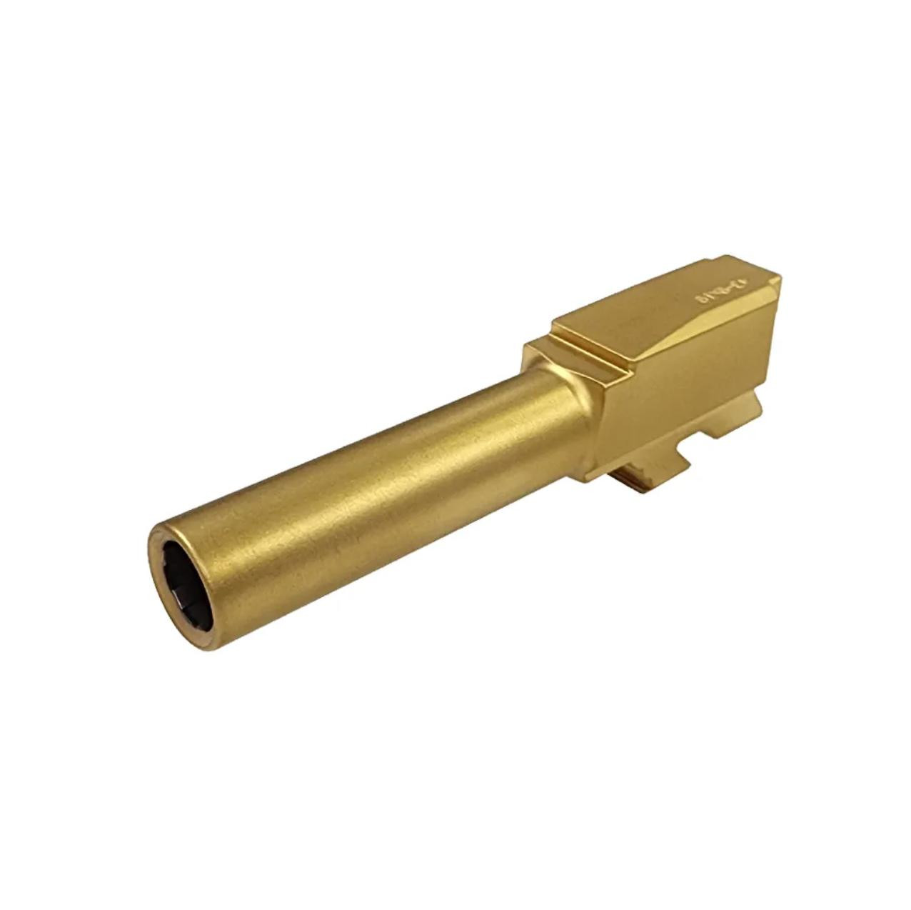 G43-BAR-G – GLOCK® G43 CROWNED TiN (GOLD) MATCH BARREL