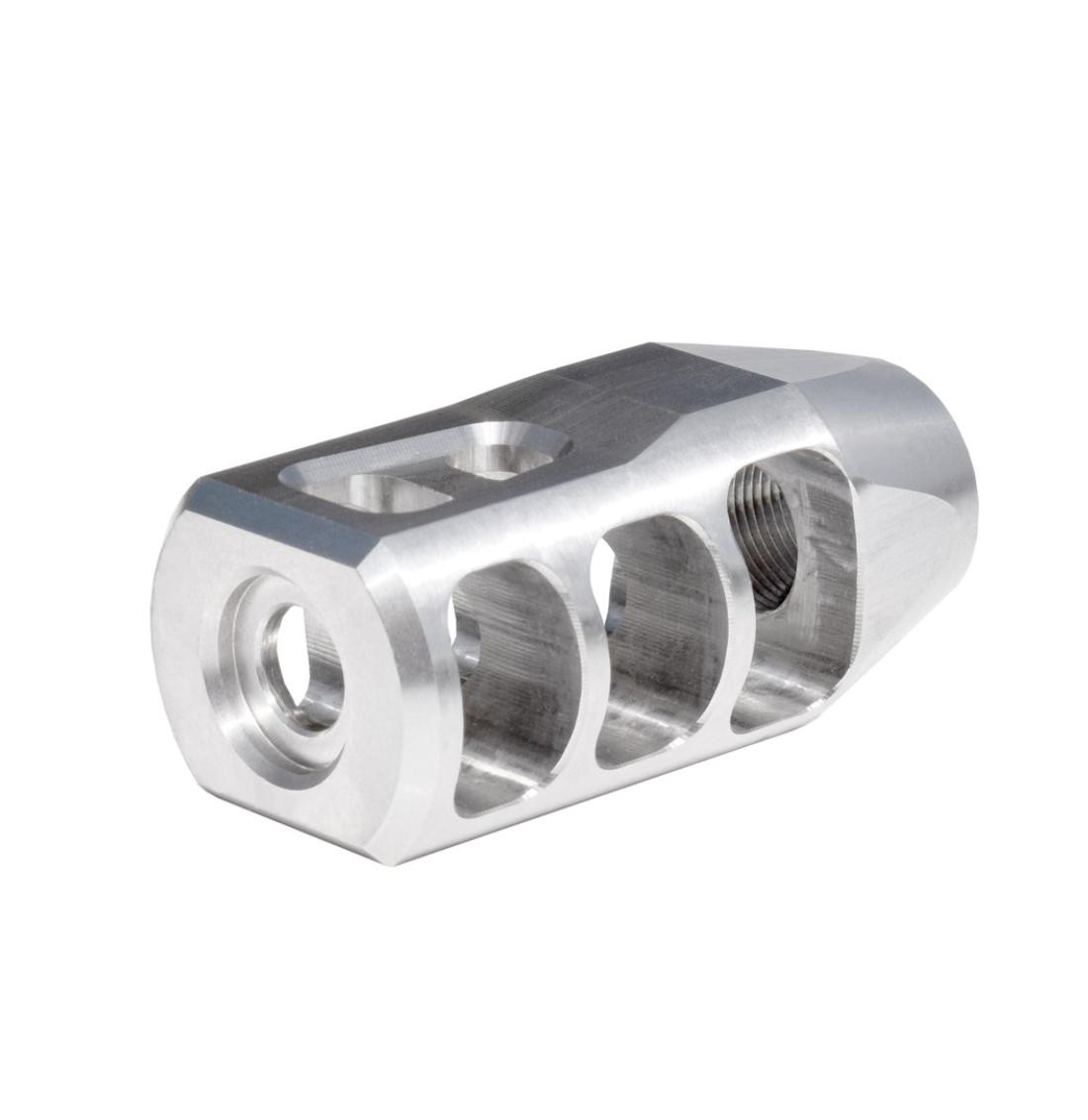 49/64”x20 Muzzle Brake for .50 Beowulf, Stainless Steel