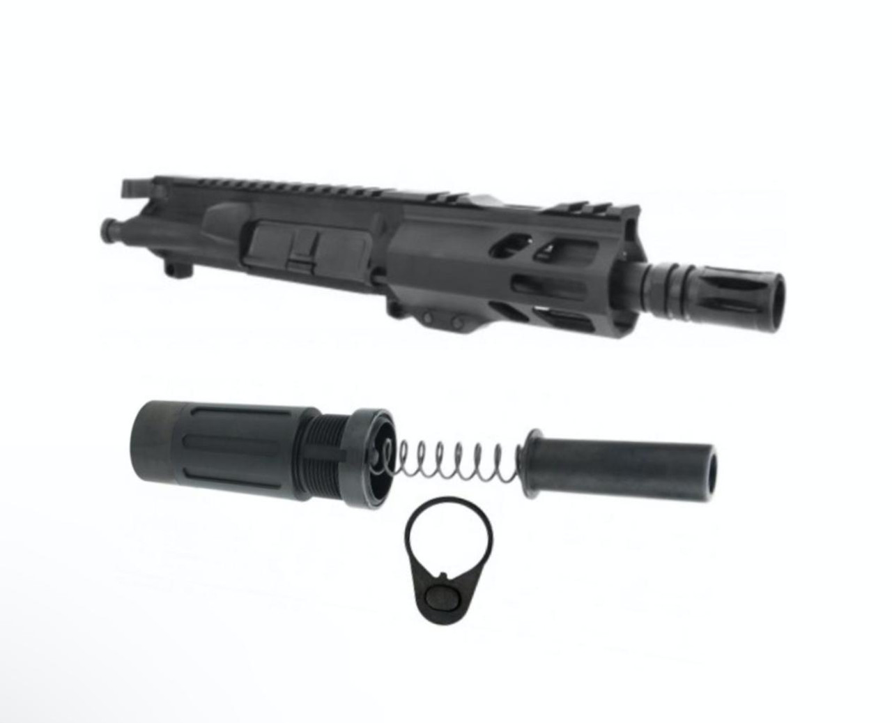 MCS 5" 5.56 NATO UPPER ASSEMBLY WITH SHORT BUFFER SYSTEM - USA MADE 