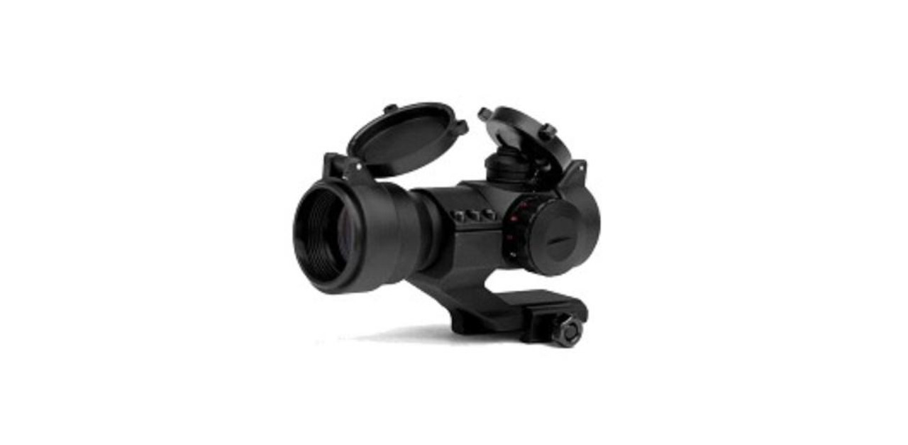 MCS RAPID TRANSITION OFFSET SIGHT SET + STEALTH SIGHT W/ CANTILEVER MOUNT, RED, GREEN, & BLUE DOT 