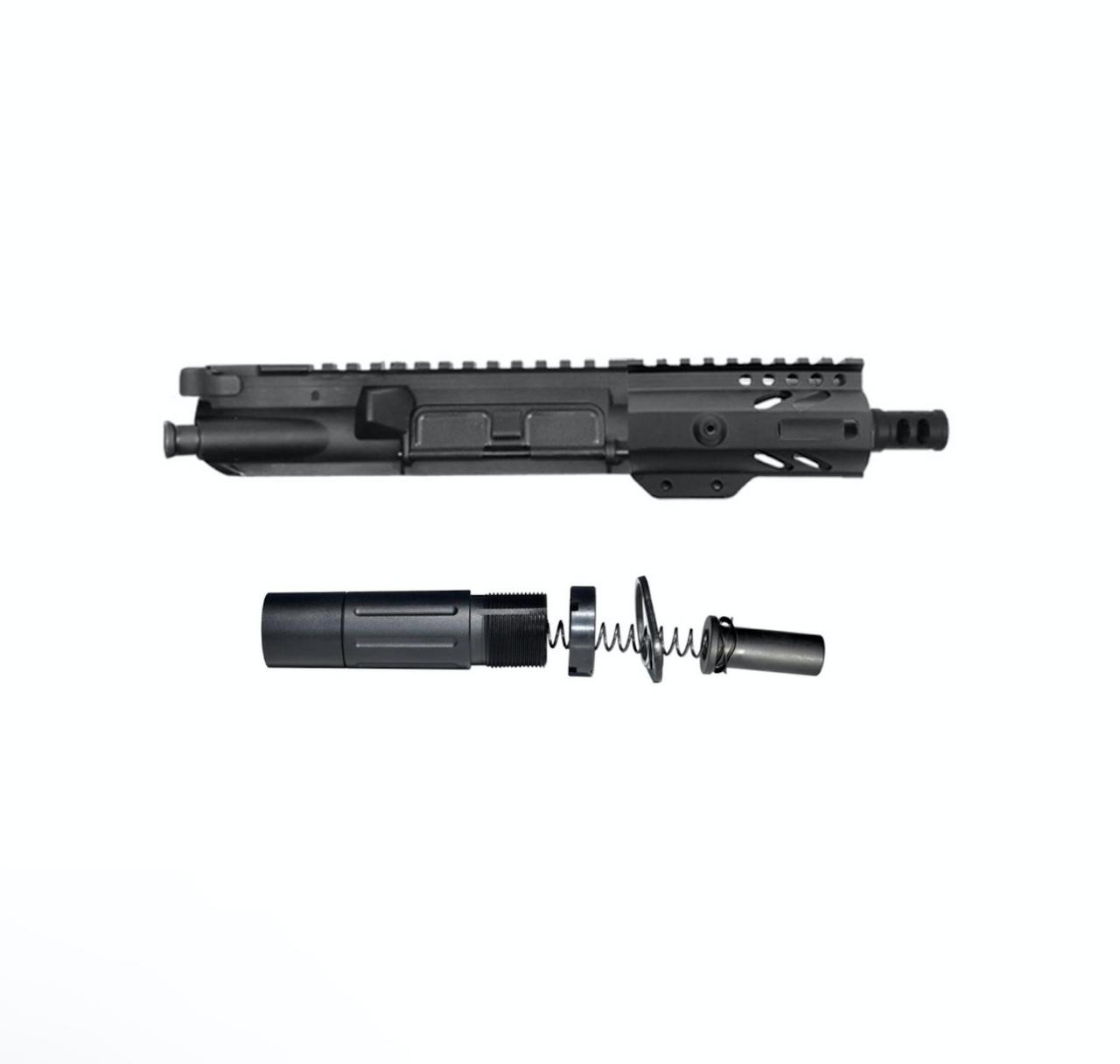 MCS Micro 5" AR15 Complete Build Kit With Short Buffer System 
