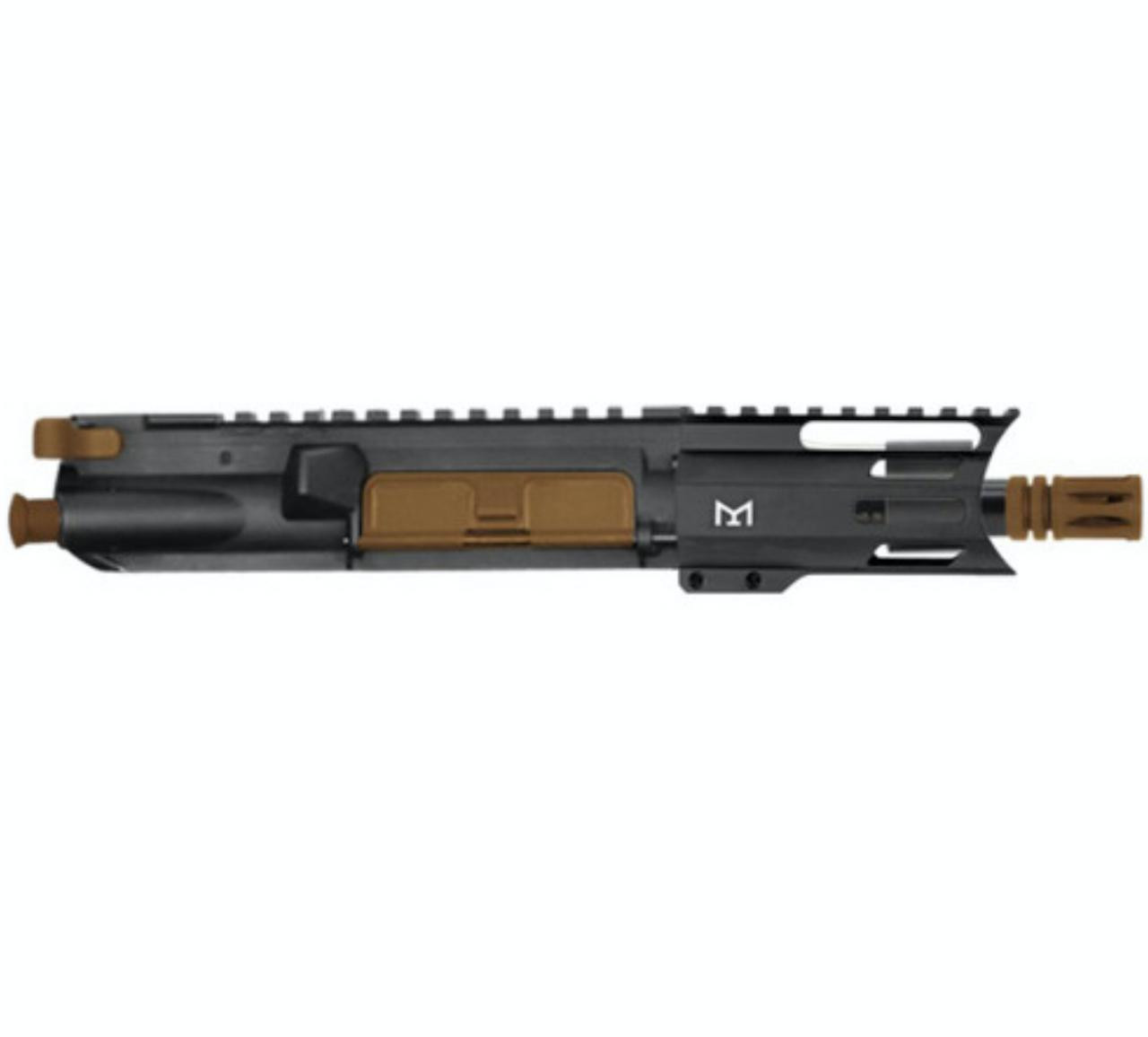 MCS Micro 5" AR15 Complete Build Kit With Short Buffer System - CEARKOTE BRONZE 