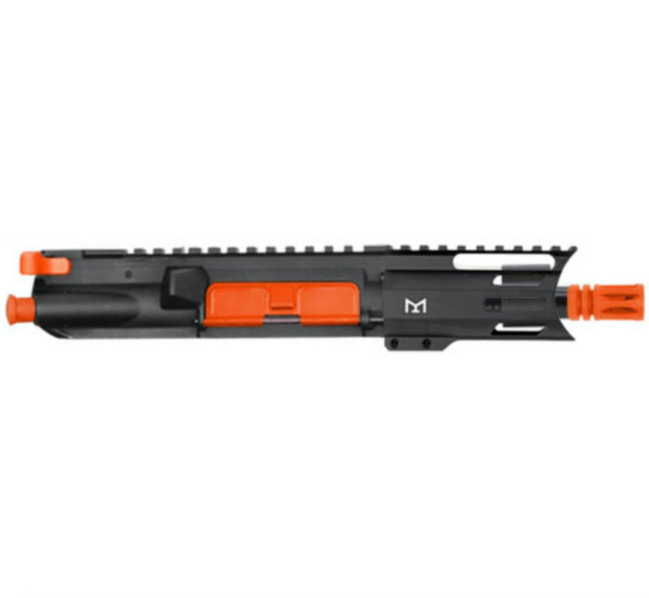 MCS Micro 5" AR15 Complete Build Kit With Short Buffer System - CEARKOTE ORANGE 