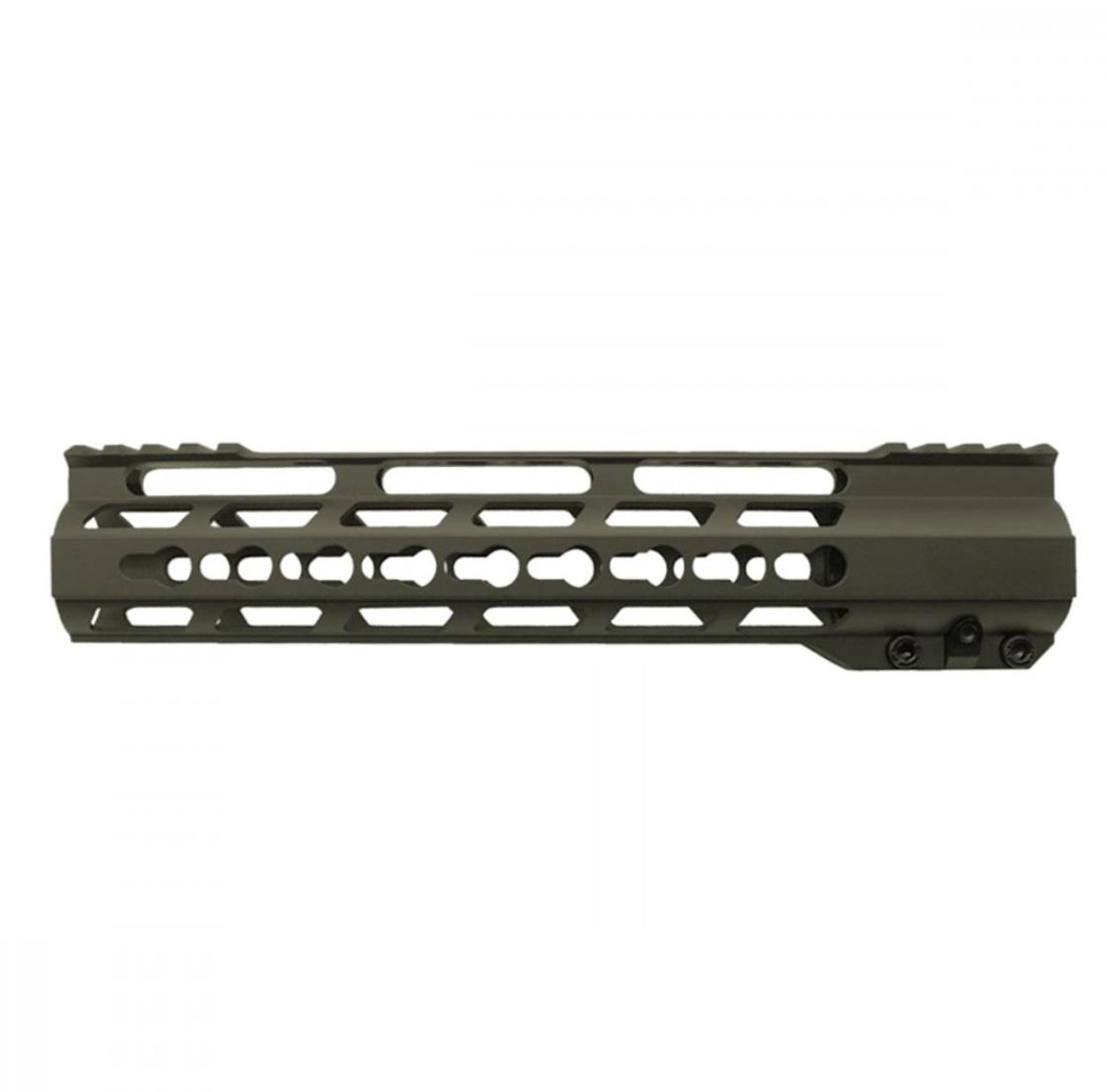 MCS AR-15 Ultra Light Rail System 10" Inch - Cerakote OD Green 