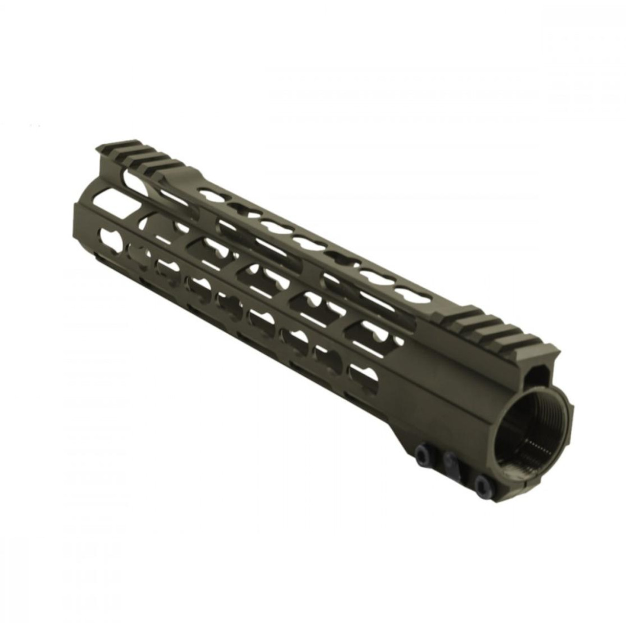 MCS AR-15 Ultra Light Rail System 10" Inch - Cerakote OD Green 