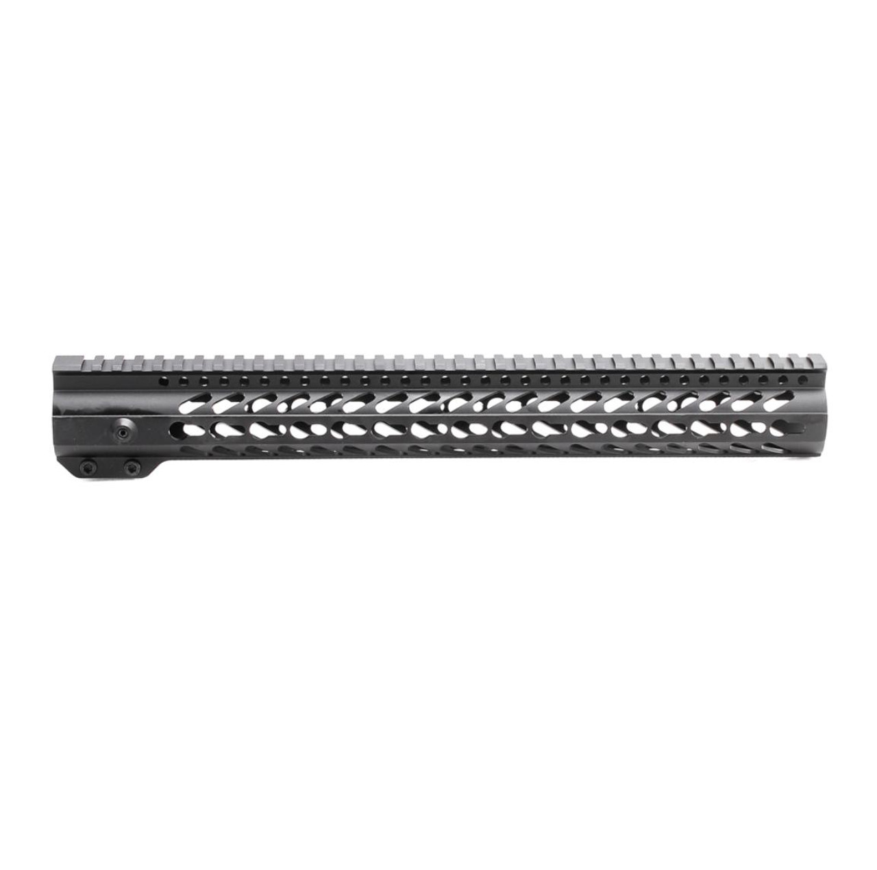 MCS AR-15 Super Slim Light Keymod 15" Free Float Handguard w/Steel Barrel Nut & Top Rail 