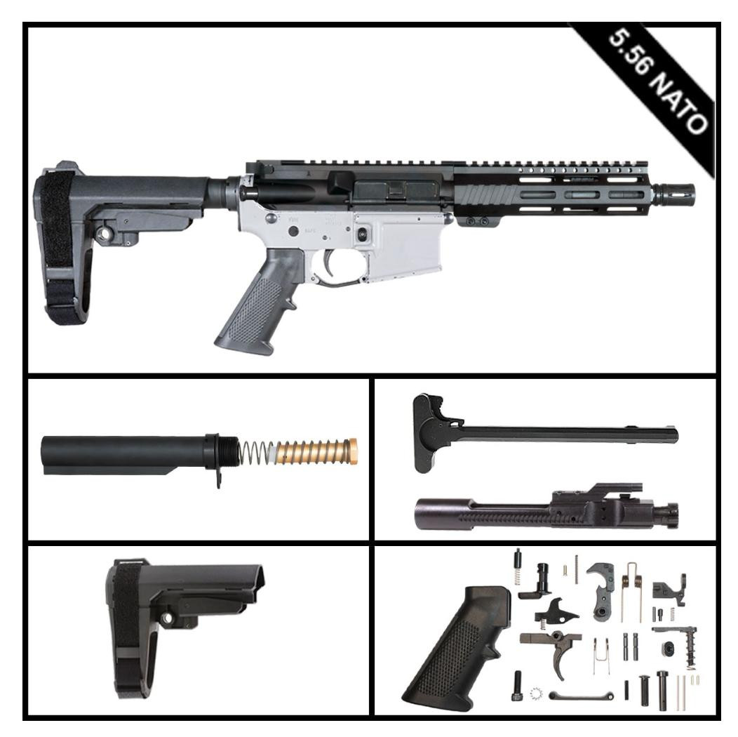 AR-15 5.56 NATO CURSEBREAKER W/SBA3 BRACE 7.5-INCH PISTOL FULL