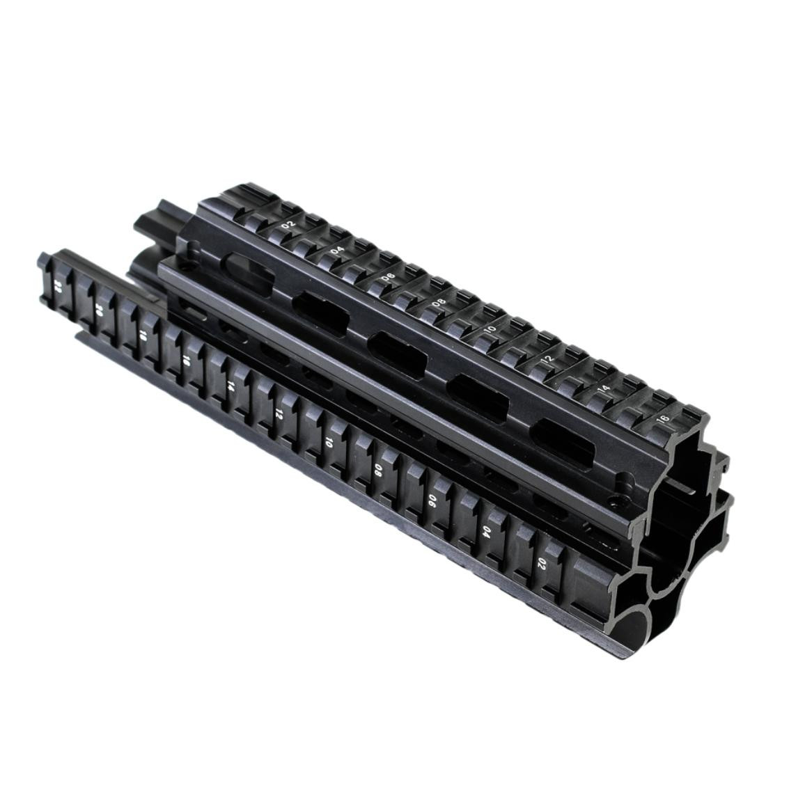 Saiga 7.62x39 Quad Rail Handguard 6061-T6 aluminum - Black