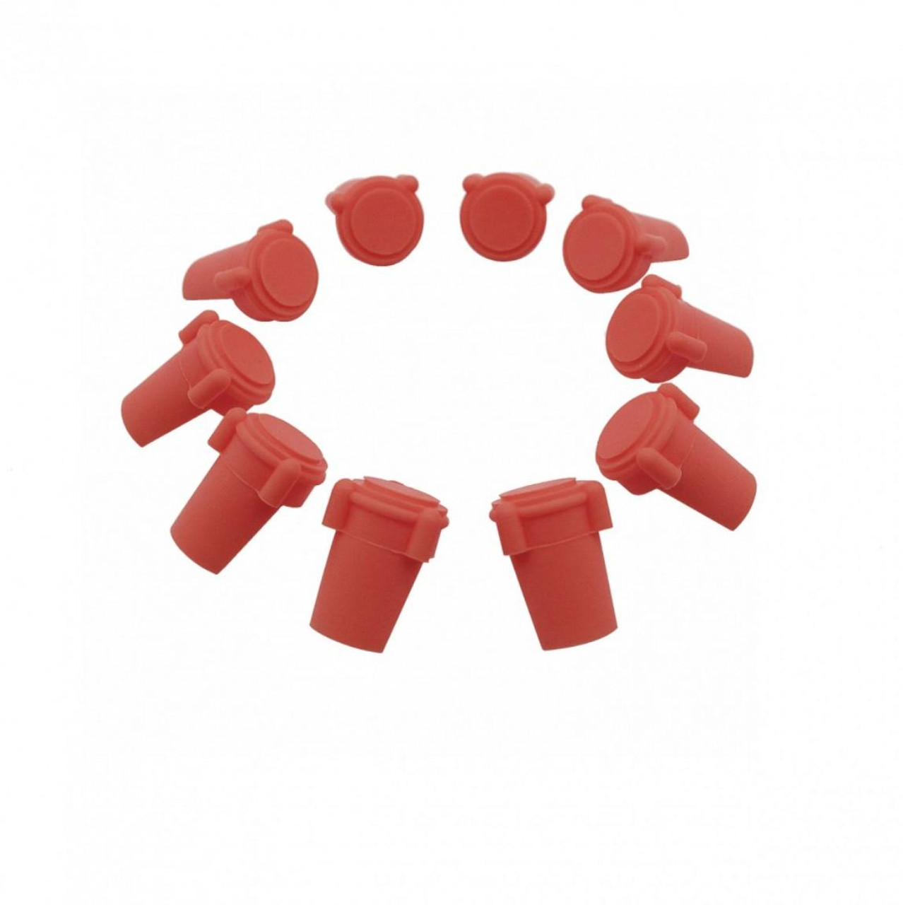 MCS AR-15 Accu Wedge Buffer - Red 10 Pcs 