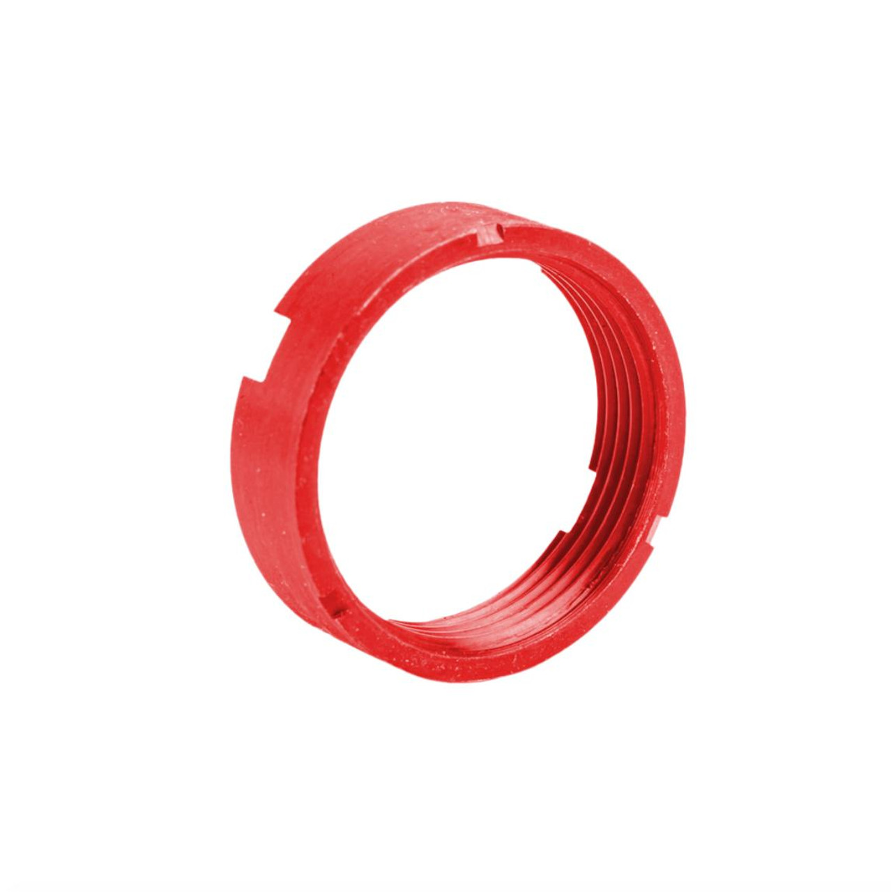 MCS AR-15 Buffer Castle Nut Cerakote - Red 