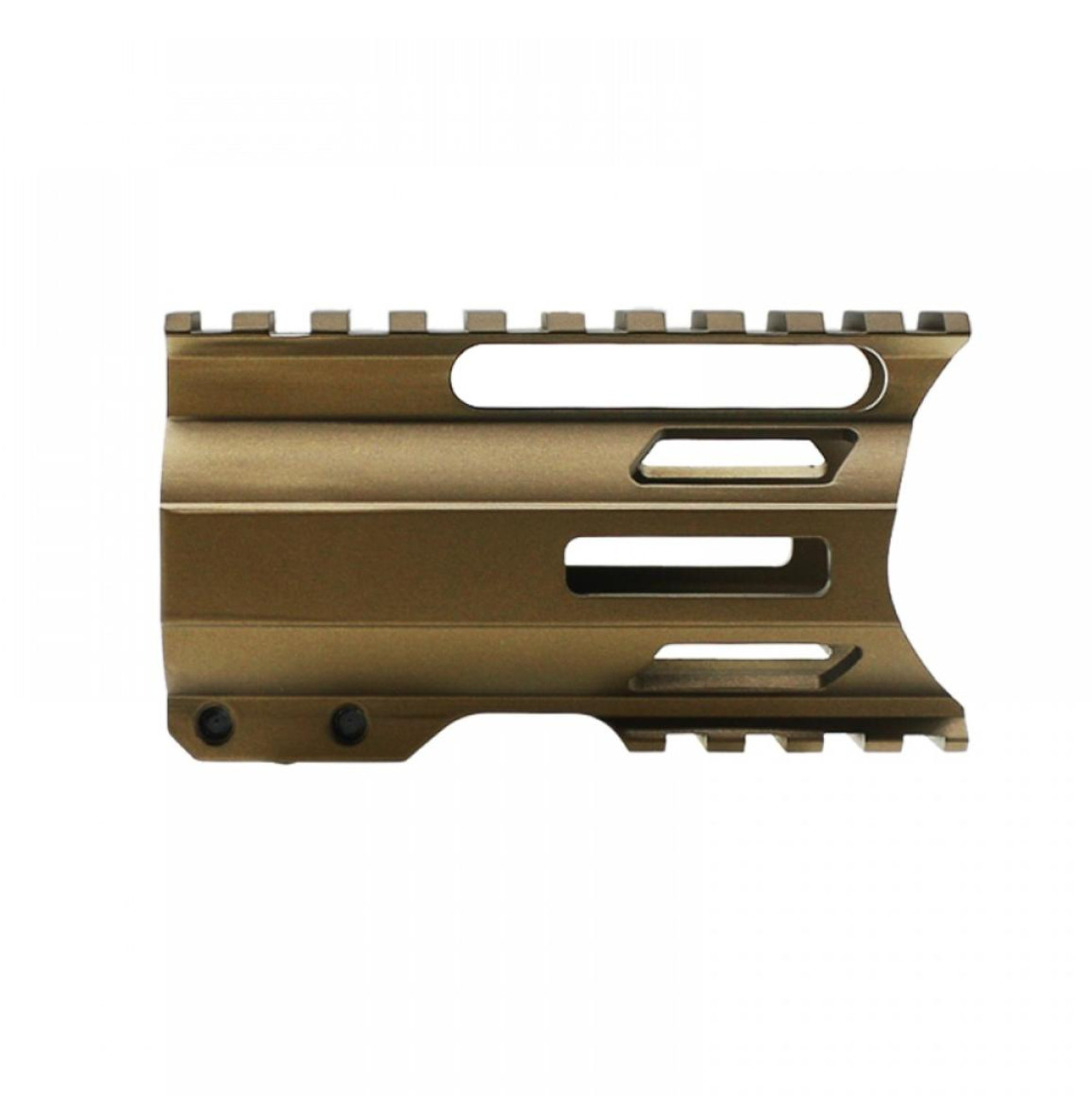 MCS AR-15 4" Combat Modular M-Lok Handguard "C" Cut - CERAKOTE Burnt Bronze 