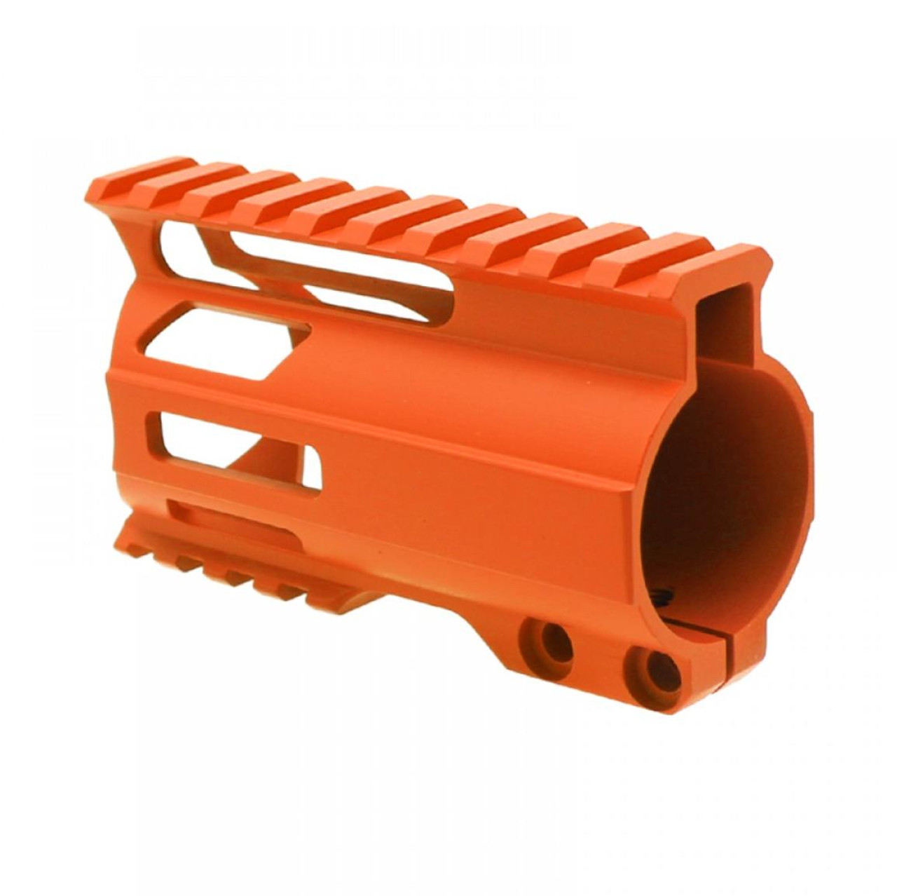 MCS AR-15 4" Combat Modular M-Lok Handguard "C" Cut - CERAKOTE Orange 