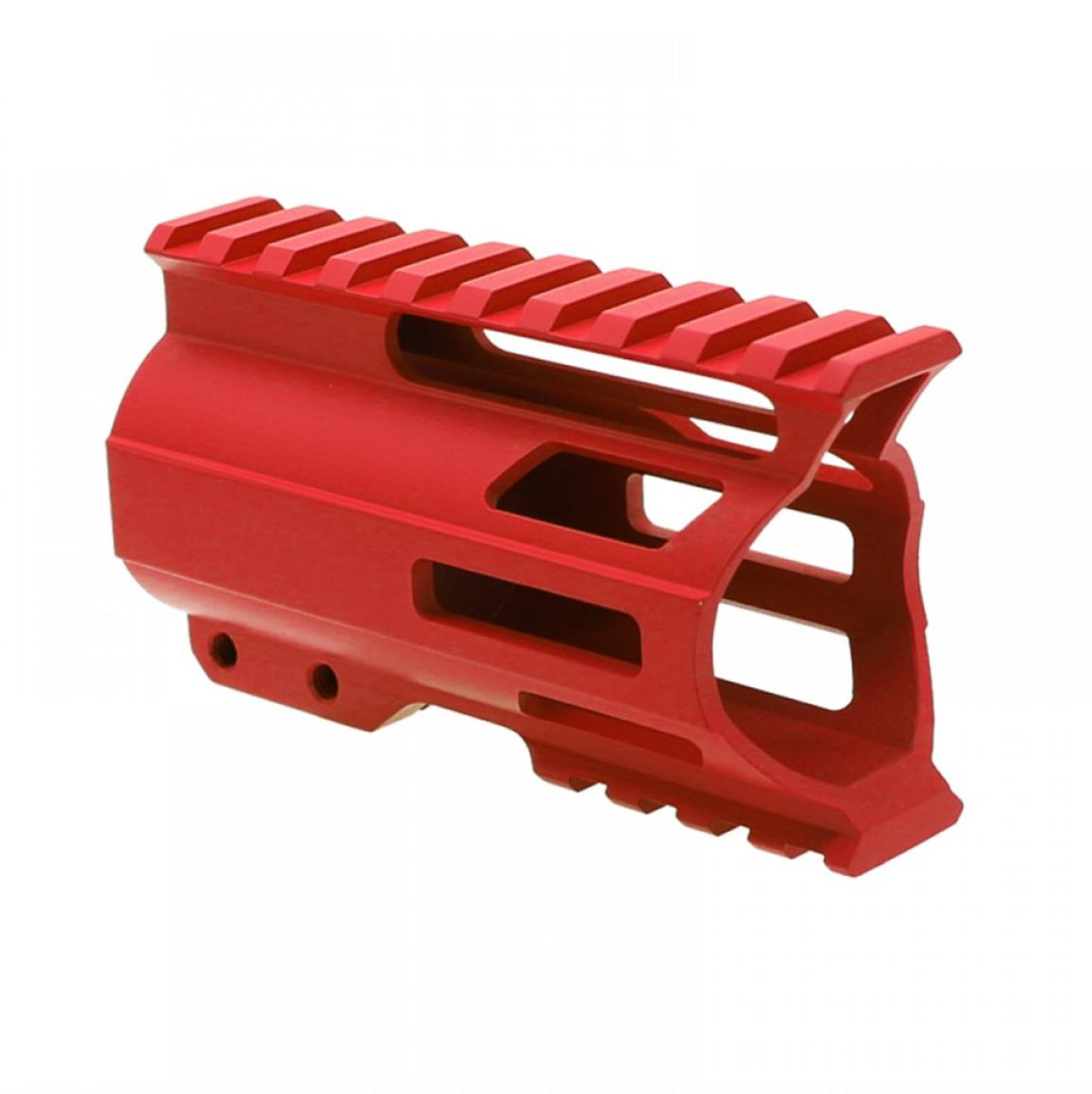 MCS AR-15 4" Combat Modular M-Lok Handguard "C" Cut - CERAKOTE Red 